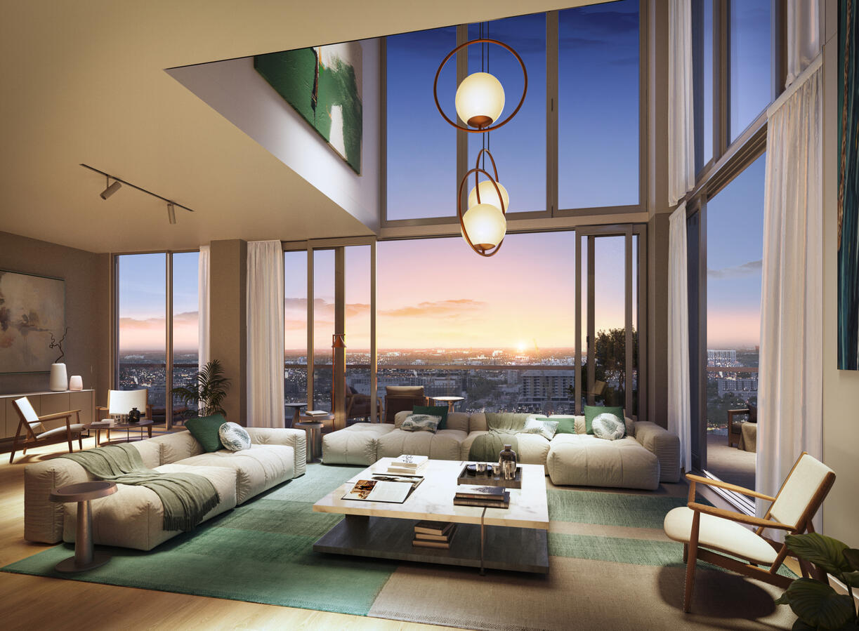 RESPHLiving-Terrace-Open View-Nighttime