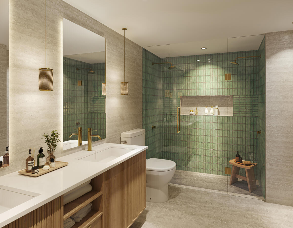 RESBATHDOUBLE SINK-SHOWER